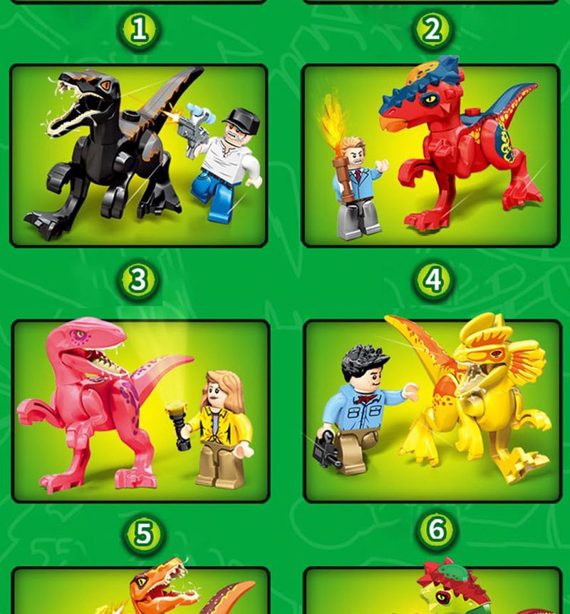 공룡의 세계 블록 소 8종/블럭/미니블럭/크리스마스선물/어린이블럭/남아블럭/나노블럭/블럭놀이/창의력발