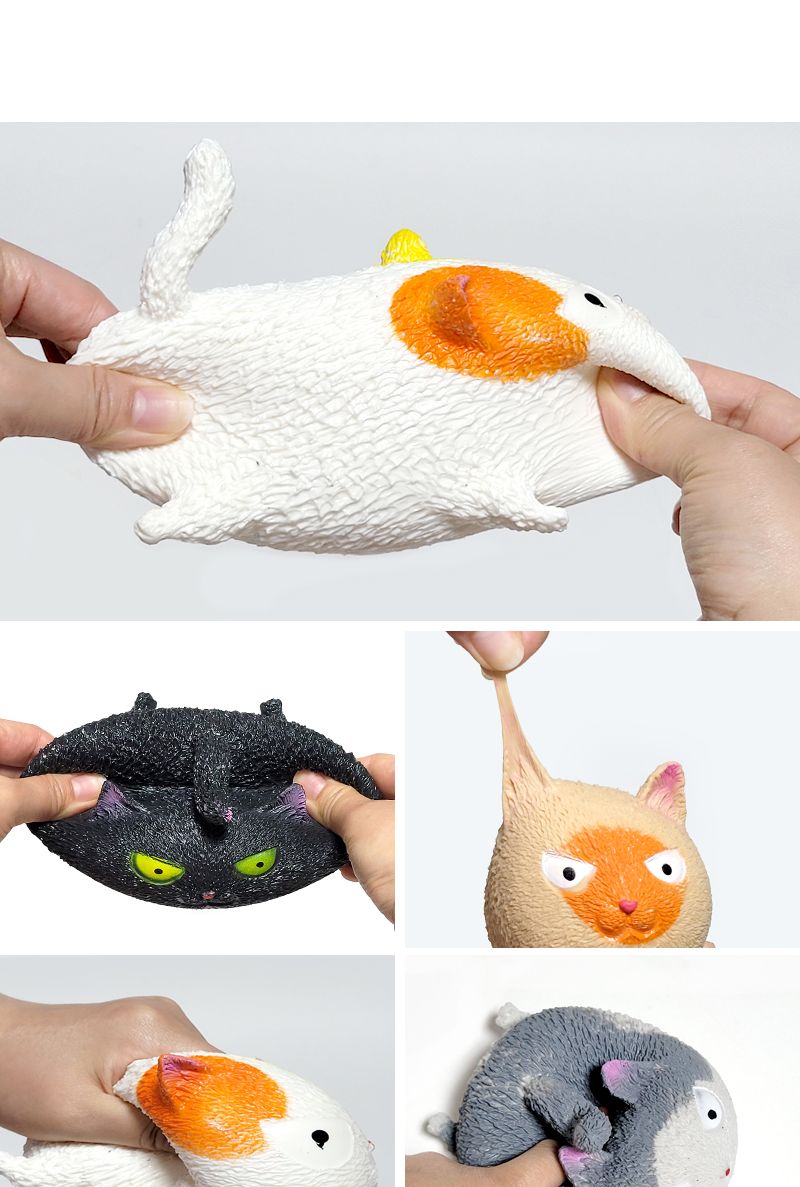 모찌캣 6개/고양이모찌/고양이모찌모형/모찌고양이인형/모찌고양이모형/고양이미니어쳐/캣미니어처/스트레