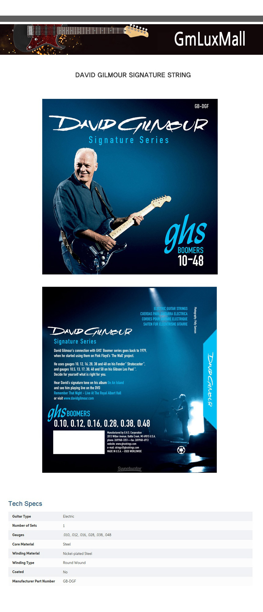 Kmt168 일렉기타스트링 010-048 시그네쳐 일렉현세트/기타줄/일렉줄/기타스트링/일레스트링/기타소품/일렉