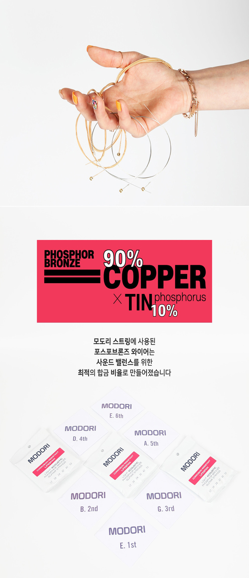 통기타 어쿠스틱기타 스트링 12-53/어쿠스틱기타줄/어쿠스틱기타현/통기타현/통기타스트링/기타현/기타줄/