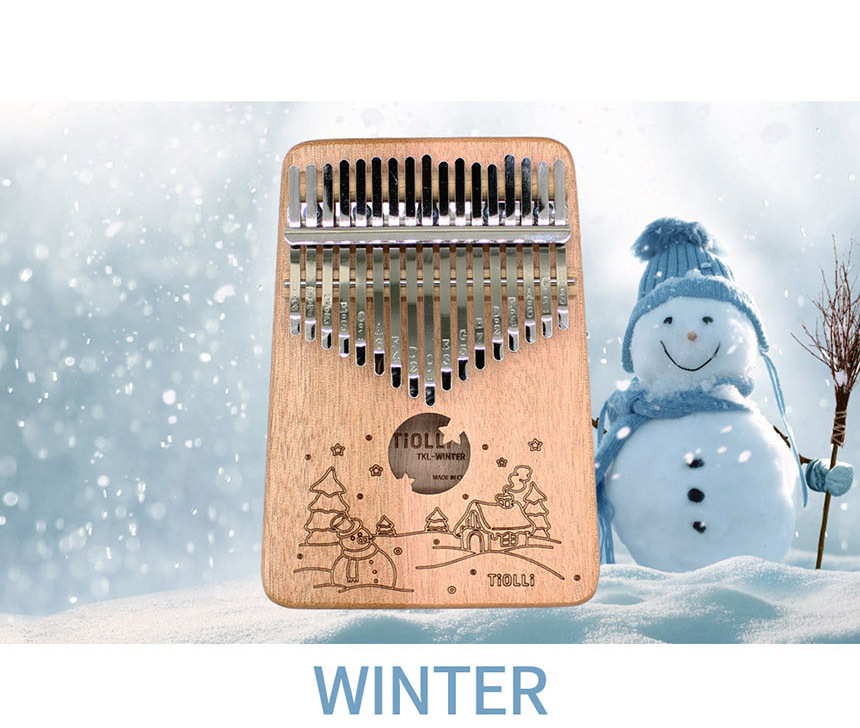 겨울 계절 칼림바 CAB2-1_3/칼림바악기/카림바/카림바악기/손가락피아노/교육용악기/교육악기/칼림바/음악/