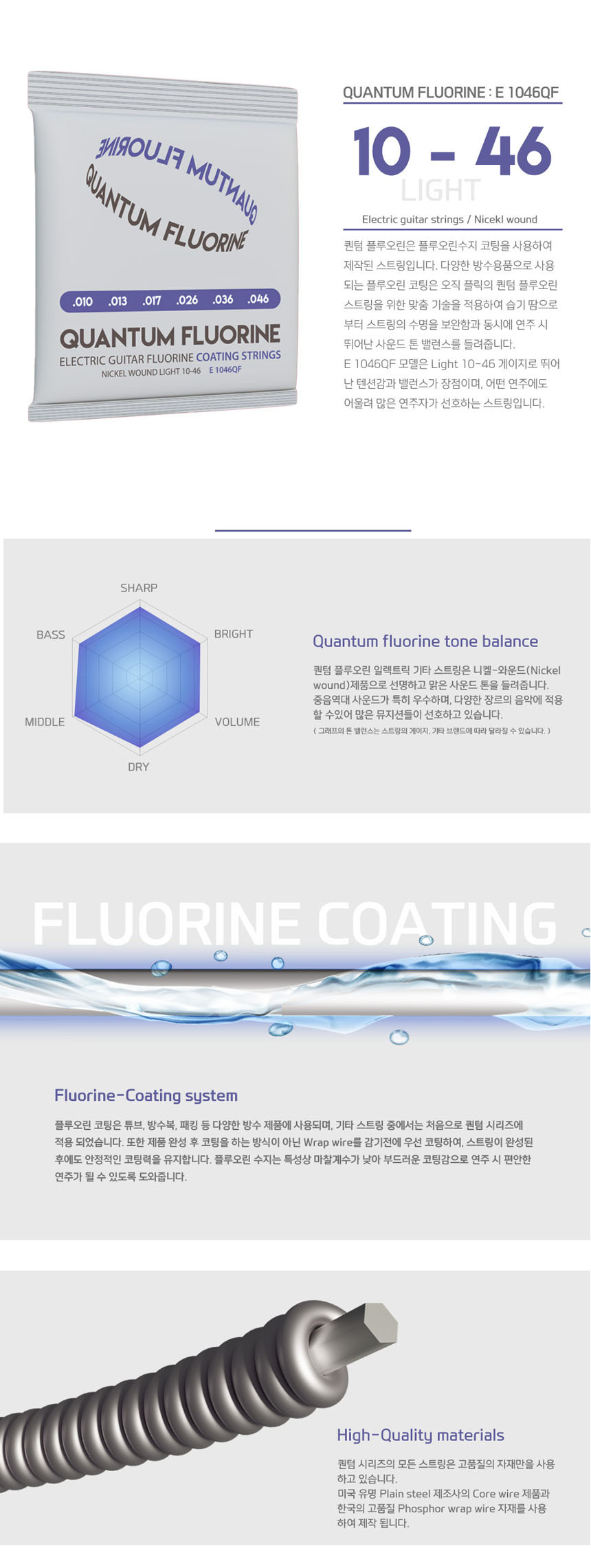 OOmt374 일렉기타줄 10-46 코팅 일렉스트링/일렉기타스트링/일렉스트링/기타줄/일렉줄/일렉기타줄/일렉기타