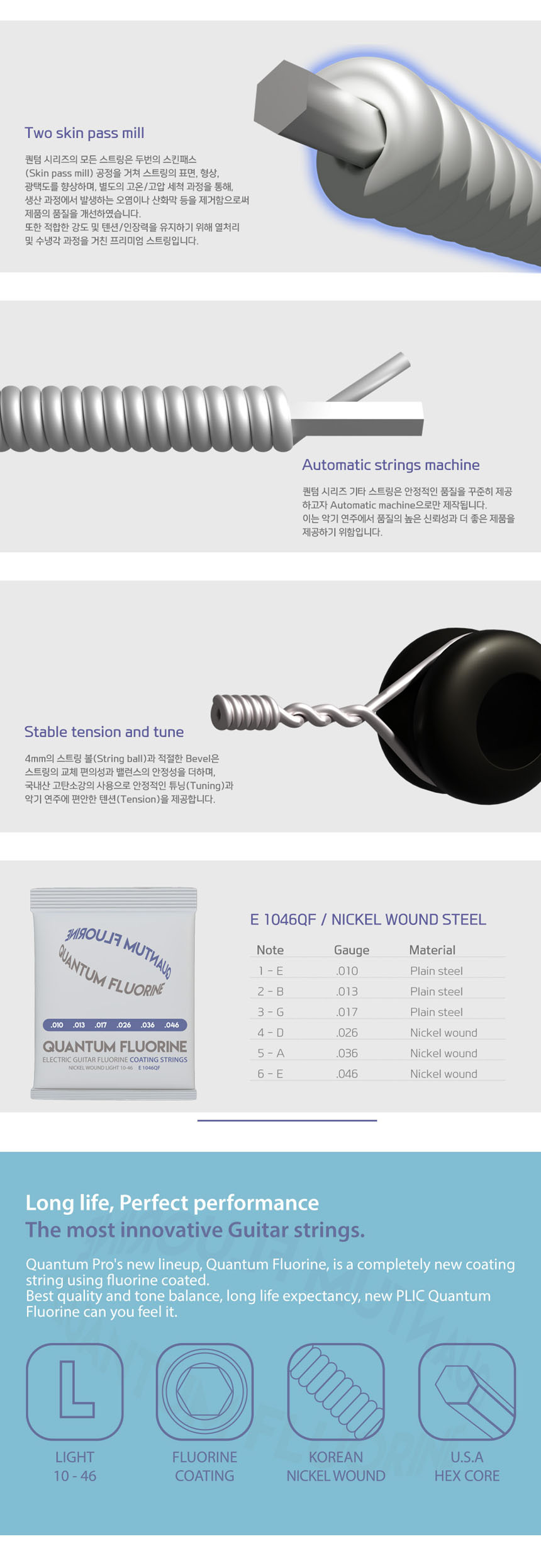 OOmt374 일렉기타줄 10-46 코팅 일렉스트링/일렉기타스트링/일렉스트링/기타줄/일렉줄/일렉기타줄/일렉기타