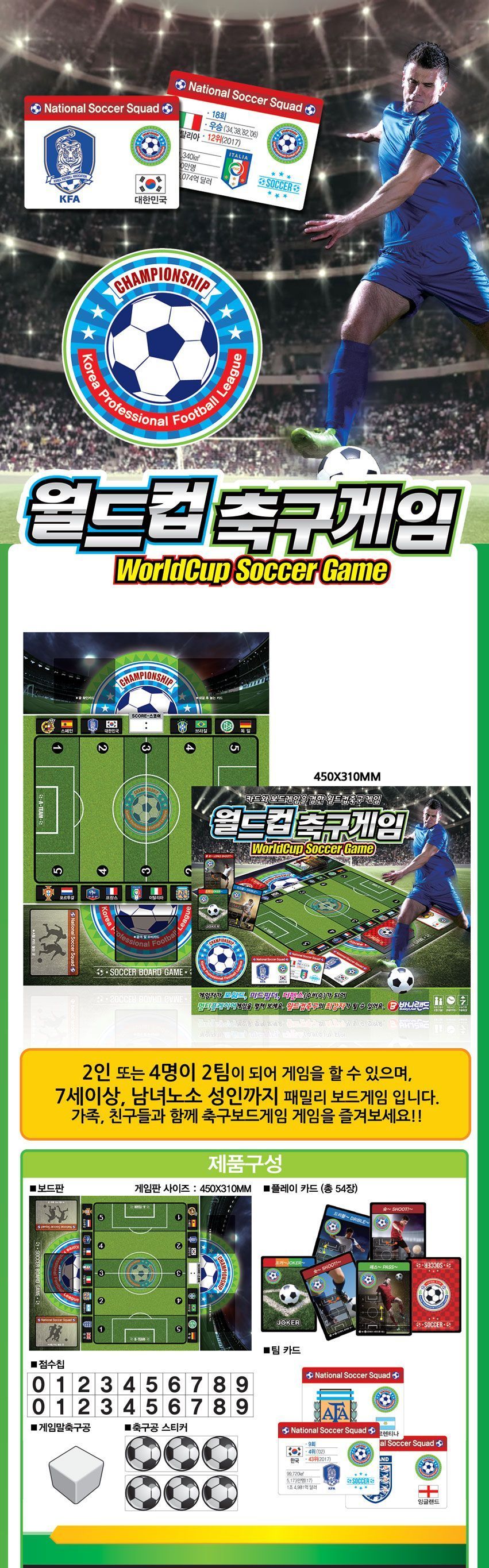 월드컵 축구 보드게임/보드게임/게임/캐릭터보드게임/축구게임/축구보드게임/축구놀이/놀이보드게임/보드게