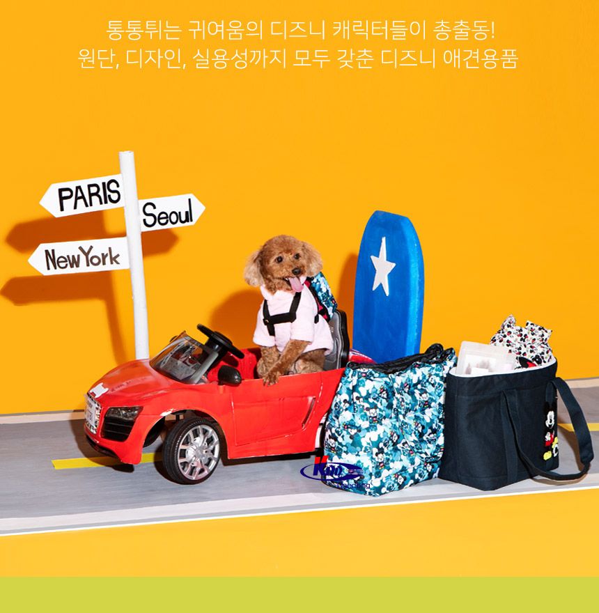 디즈니 캐릭터 펫 에코 쇼퍼백/강아지가방/동물가방/펫가방/애완가방/산책가방/애완전용가방/에코가방/쇼퍼