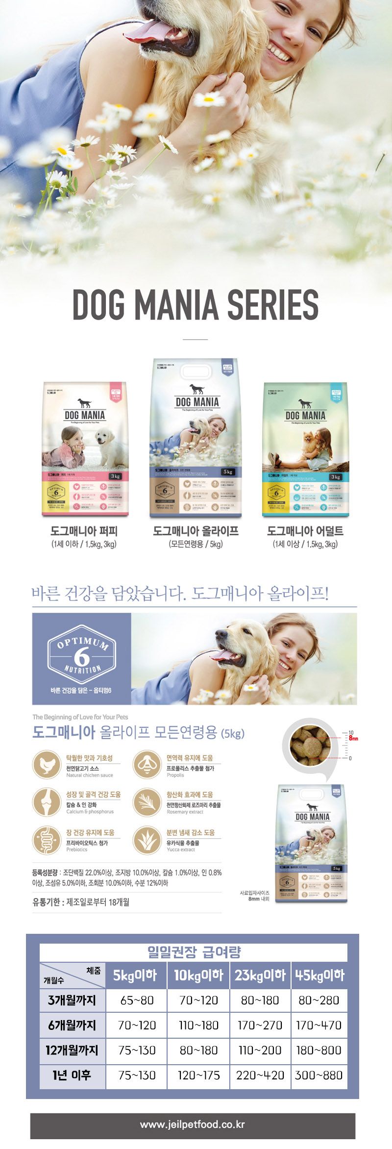 도그매니아 올라이프 5kg/애견사료/사료/개밥/개사료/강아지사료/애완동물사료/애완사료/강아지밥/애완견사