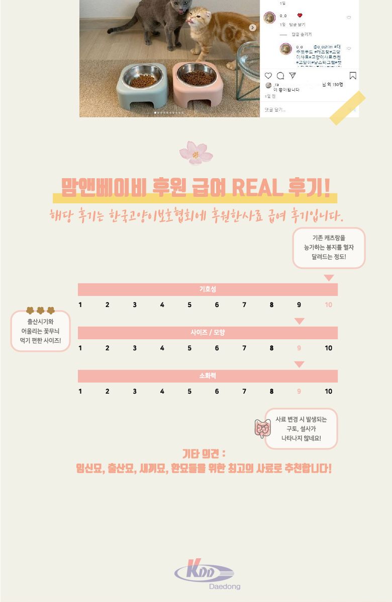 캐츠랑 맘앤베이비 2kg/사료/고양이사료/애묘사료/애완묘사료/건식사료/고양이건식사료/애묘건식사료/영양