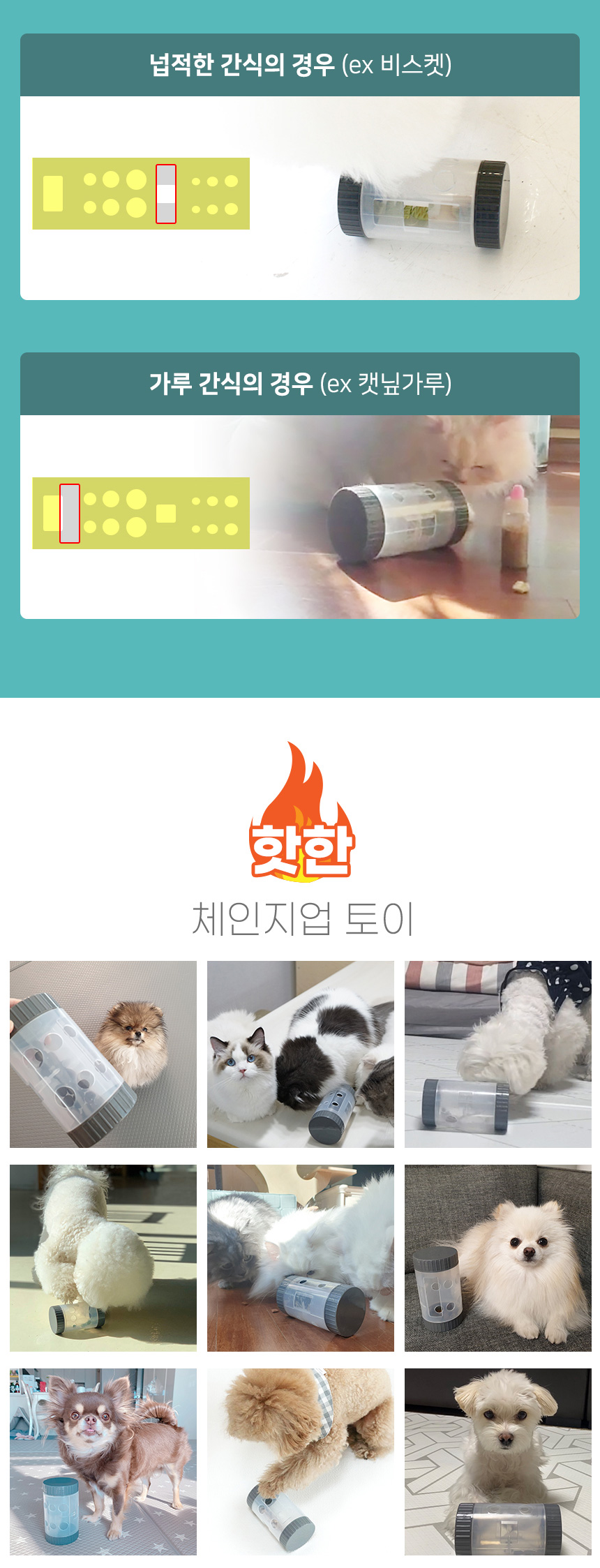 체인지 업 토이/애완장난감/동물장난감/애완토이/동물토이/훈련장난감/훈련토이/간식장난감/간식토이/간식