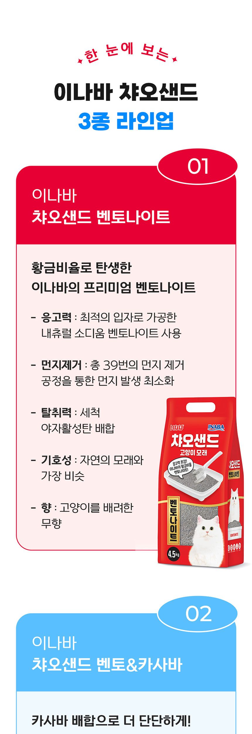 이나바 챠오샌드 벤토카사바 4kg/고양이모래/반려묘모래/캣모래/고양이화장실/변기모래/캣화장실/응고형모