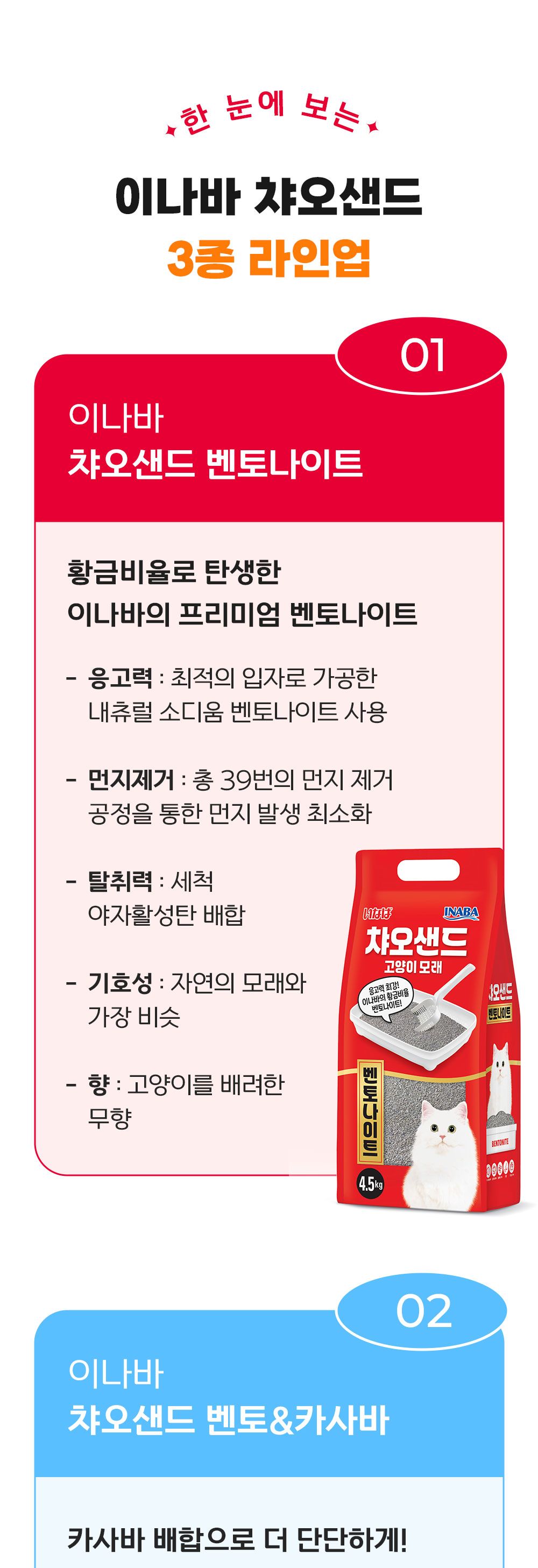 이나바 챠오샌드 벤토편백 4kg/고양이모래/반려묘모래/캣모래/고양이화장실/변기모래/캣화장실/응고형모래/