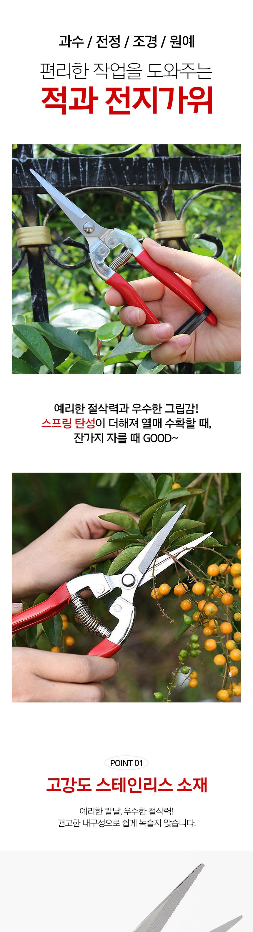프루트 적과 전지 가위/적과전지가위/정원꾸미기/과일따는가위/꼭지가위/과일가위/작업가위/조경가위/원예