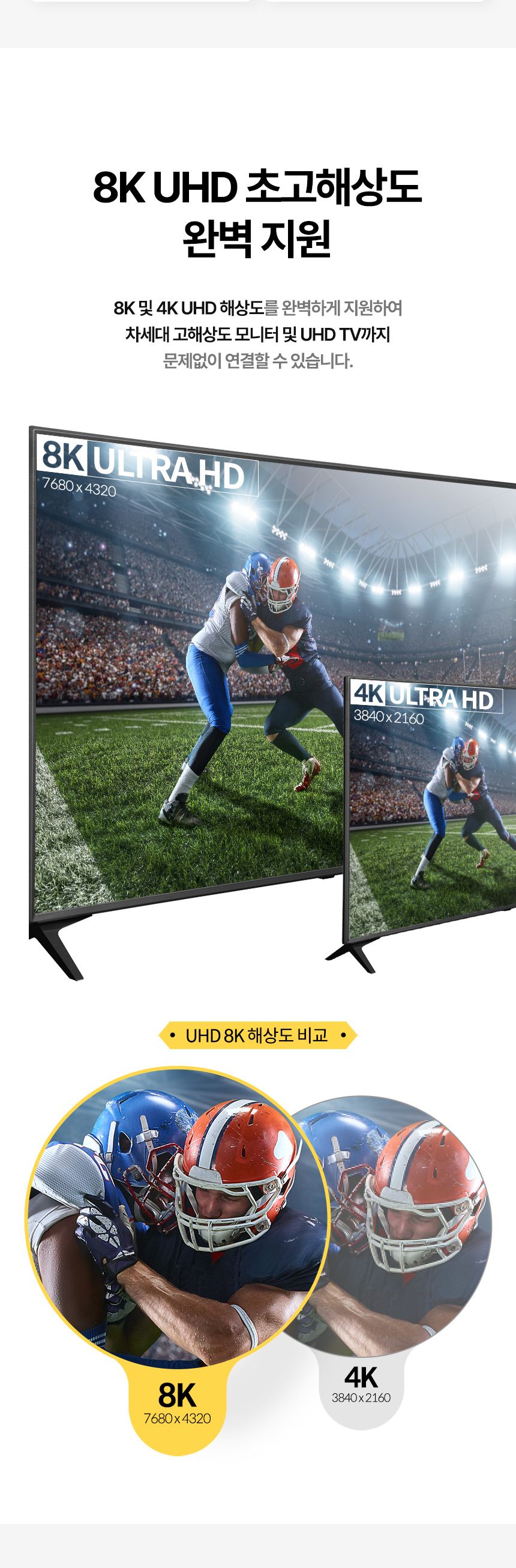 Coms HDMI KVM 스위치 선택기 HDMI 2대의 PC 모니터 제어 8K 60Hz/모니터선택/비디오선택기/디스플레이선택