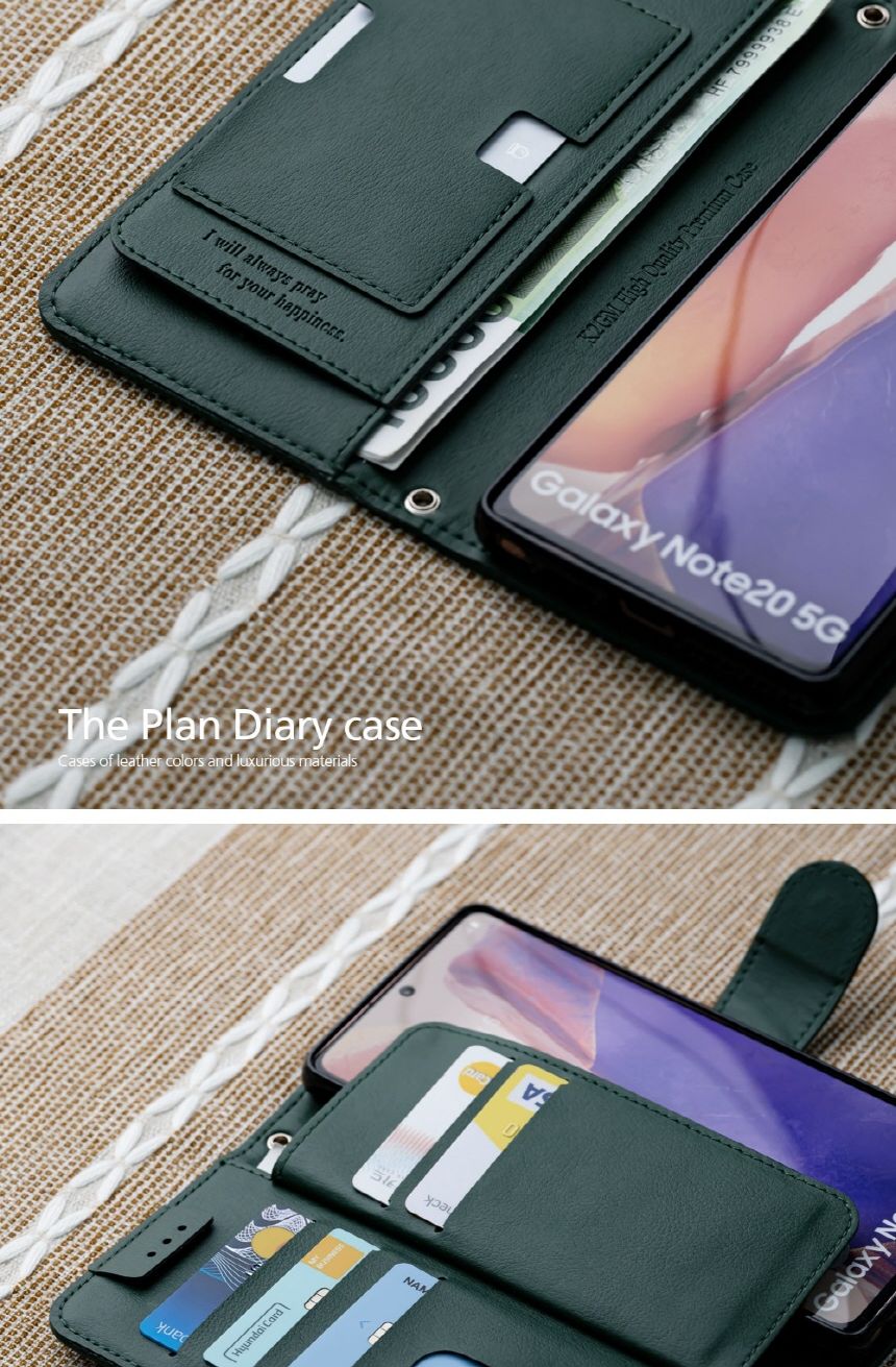 (네이비) (태산)더플랜다이어리 SM-M446 갤럭시M44 5G(점프3)/다이어리케이스/다이어리폰케이스/카드수납폰