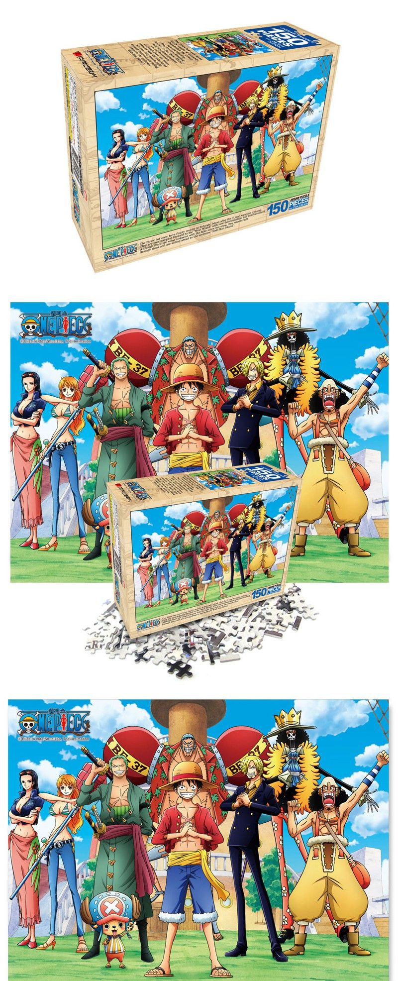 원피스 퍼즐 150P 선원/퍼즐/직소퍼즐/150피스퍼즐/150퍼즐/취미/퍼즐/150피스퍼즐/150퍼즐/직소퍼즐/150퍼