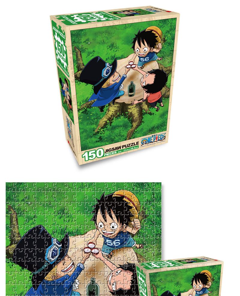 원피스 퍼즐 150P 결의/퍼즐/직소퍼즐/150피스퍼즐/150퍼즐/취미/퍼즐/150피스퍼즐/150퍼즐/직소퍼즐/150퍼