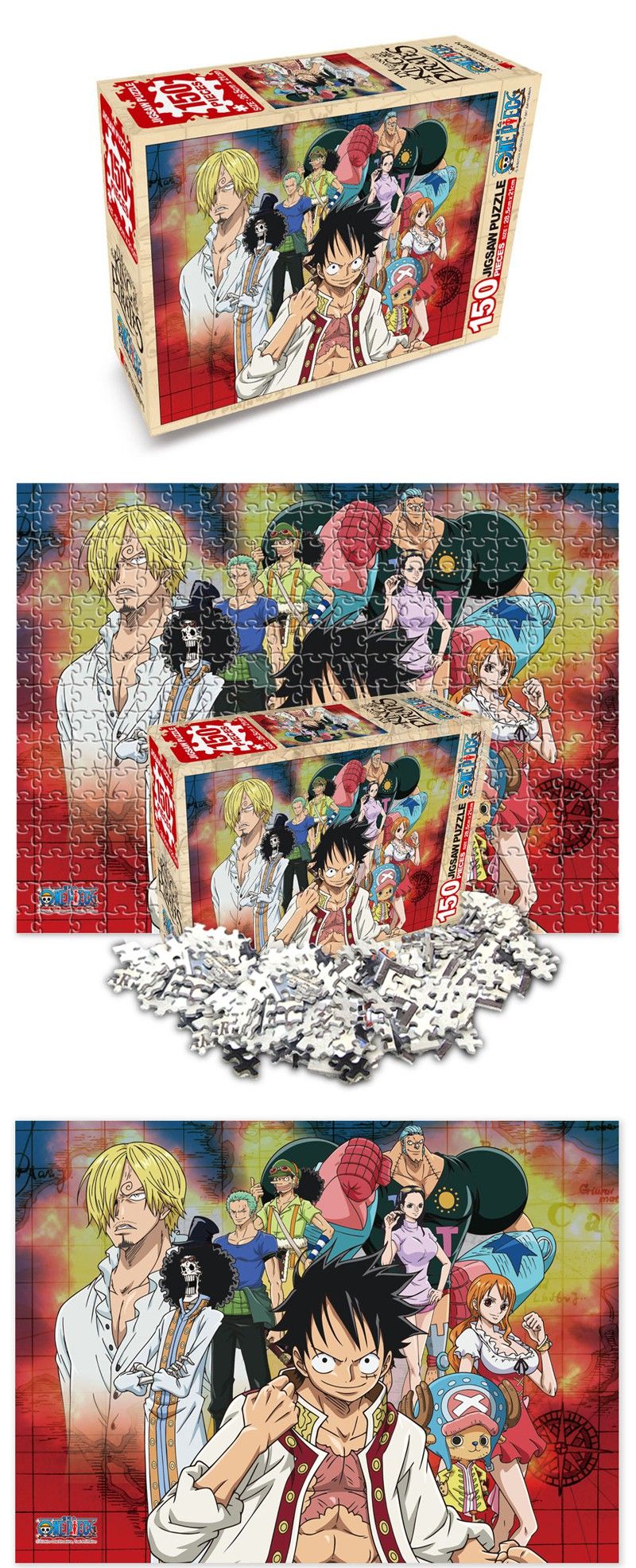 원피스 퍼즐 150P 우리가 해결한다/퍼즐/직소퍼즐/150피스퍼즐/150퍼즐/취미/퍼즐/150피스퍼즐/150퍼즐/직