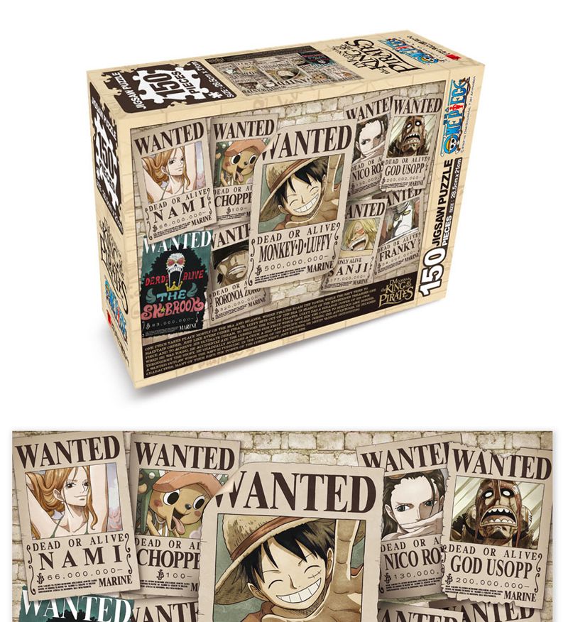 원피스 퍼즐 150P 뉴현상수배V2/퍼즐/직소퍼즐/150피스퍼즐/150퍼즐/취미/퍼즐/150피스퍼즐/150퍼즐/직소퍼