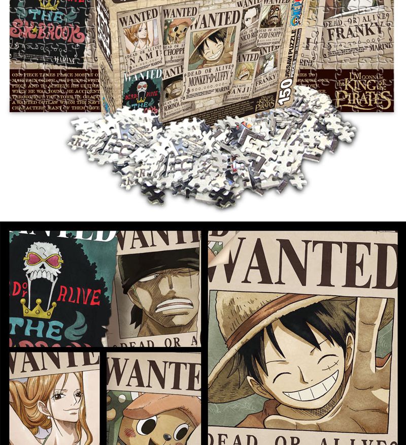원피스 퍼즐 150P 뉴현상수배V2/퍼즐/직소퍼즐/150피스퍼즐/150퍼즐/취미/퍼즐/150피스퍼즐/150퍼즐/직소퍼