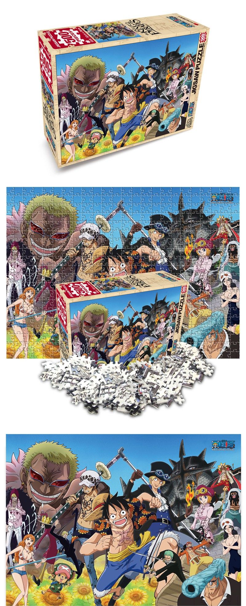 원피스 퍼즐 500P 뉴크루/퍼즐/직소퍼즐/500피스퍼즐/500퍼즐/취미/퍼즐/500피스퍼즐/500퍼즐/직소퍼즐/500