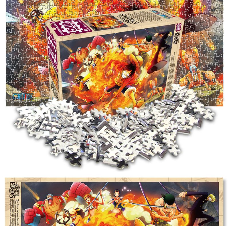 원피스 퍼즐 500P 불굴의 투지/퍼즐/직소퍼즐/500피스퍼즐/500퍼즐/취미/퍼즐/500피스퍼즐/500퍼즐/직소퍼