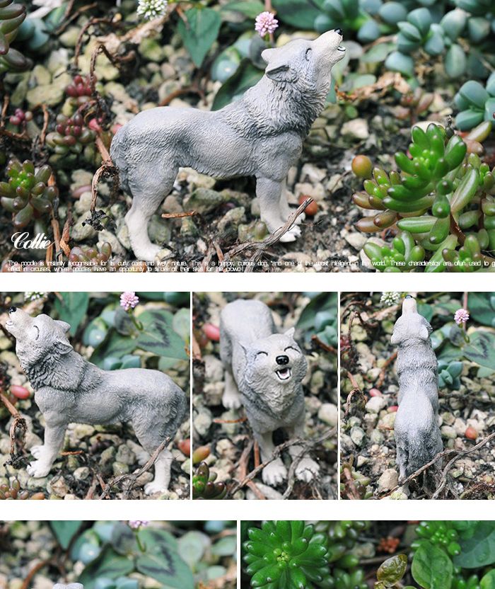 파포 (모형완구) 울부짖는늑대 (50171)/늑대모형/동물모형/모형완구/동물완구/동물장난감/동물모형완구/동