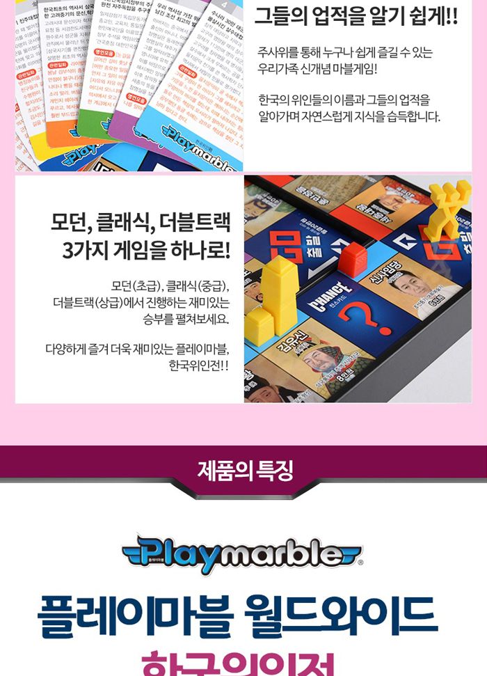 가가 플레이마블 월드와이드 한국위인 (보드게임)/보드게임/게임/온가족게임/온가족게임놀이/게임놀이/한국