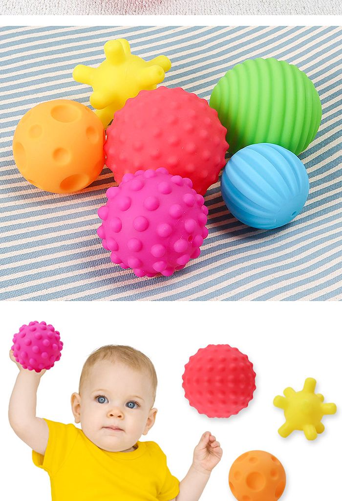 리틀히어로 말랑말랑 촉감볼 6P (LH2009)/공/공놀이/놀이공/놀이용볼/놀이용공/촉감볼/촉감공/말랑볼/볼/볼