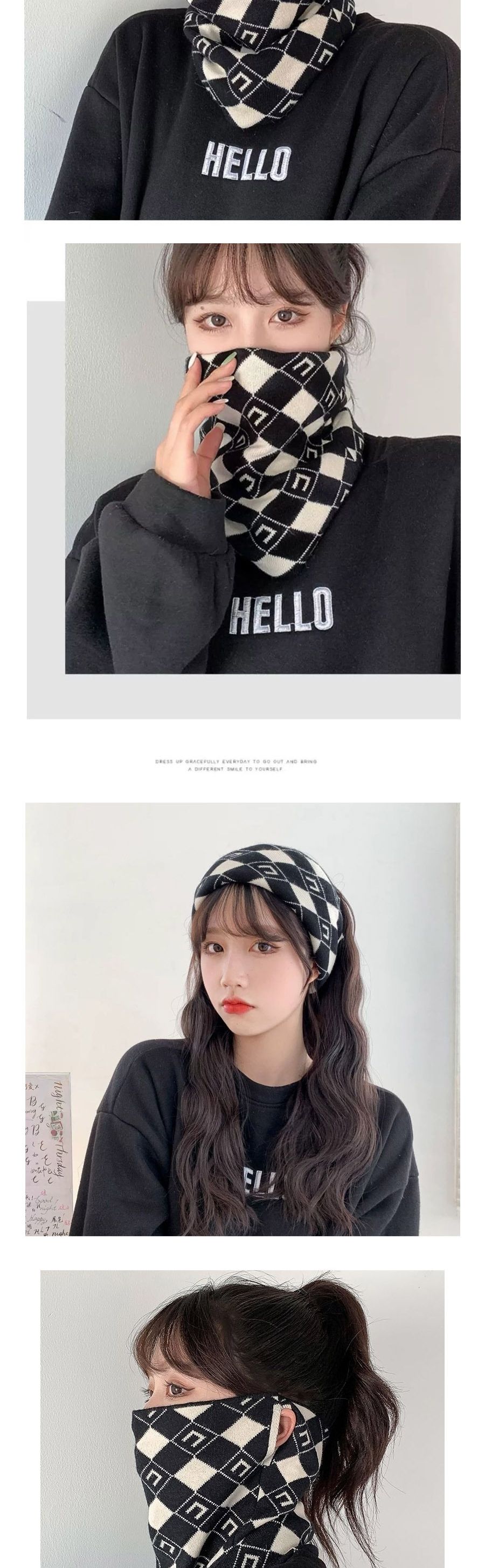 4in1 방한 멀티 마스크 ELS-048/방한마스크/멀티마스크/두건/넥워머/스포츠마스크/레저용마스크/등산마스크