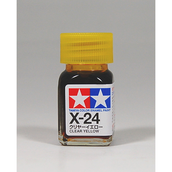 (X-24) Clear Yellow 옐로우 (광택)/에나멜페인트/도료/건담도색/프라모델도색/에나멜도료/광택/도색/도색