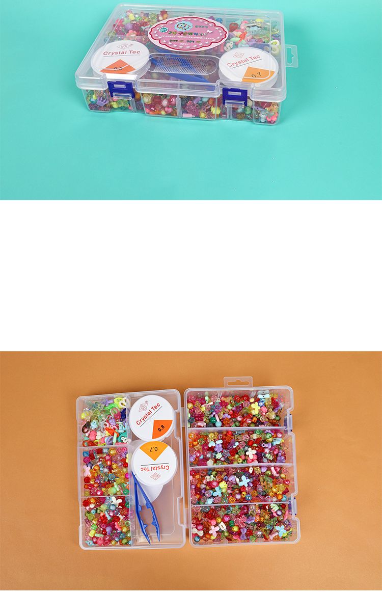 2단 구슬 꿰기 세트/2단구슬꿰기/2단구슬비즈/모양비즈/악세사리비즈/악세사리재료/비즈만들기/비즈공예/공