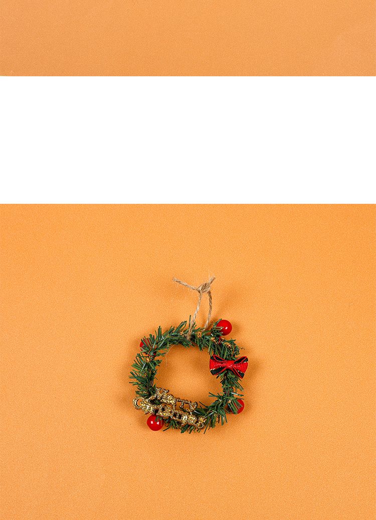 미니크리스마스리스만들기/미니리스만들기/미니리스재료/미니리스키트/미니어처리스만들기/DIY미니리스/장