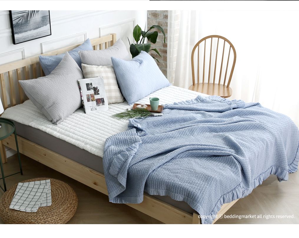 라라 뱀부 리플 스프레드 S.S Q (그레이)/여름이불/이불/리플이불/리플여름이불/뱀부이불/뱀부소재이불/3중 - G마켓 모바일