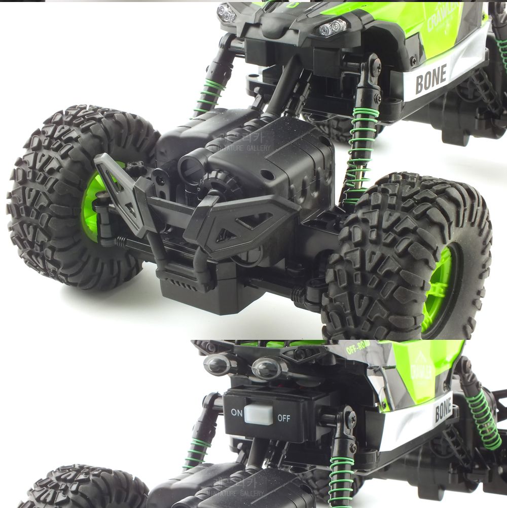 (2.4GHz)1 16 4륜 조향 4WD Rock Crawler RTR (ZC171623LGR) 방수 락크라울러 R C/무선조종자동차/알씨자동