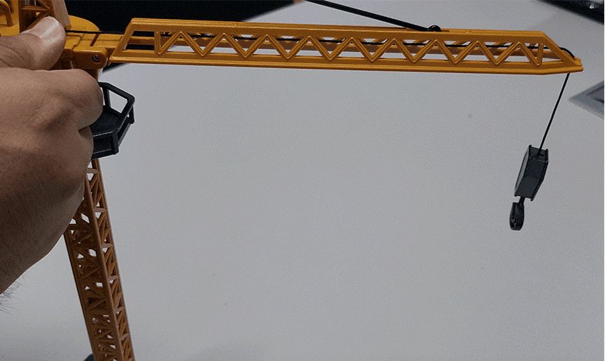 1 55 SX TOYS TOWER CRANE (SXT113687) 타워 크레인 중장비 모형/크레인모형/모형크레인/중장비모형/모형중