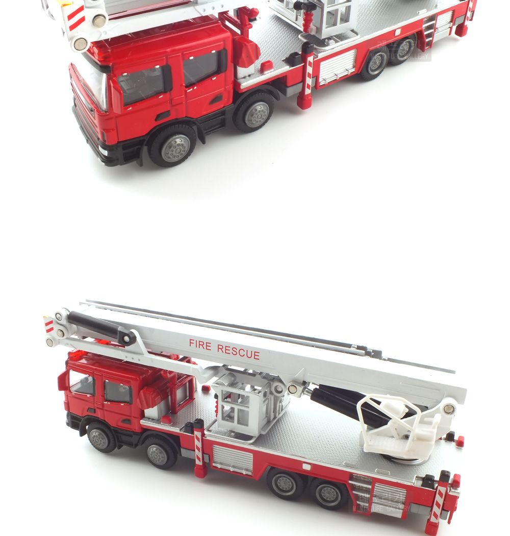 1 50 AERIAL FIRE ENGINE(KDW250146RE) 소방차 중장비 모형/프라모델/프라모델모형/장난감모형/키덜트모형/