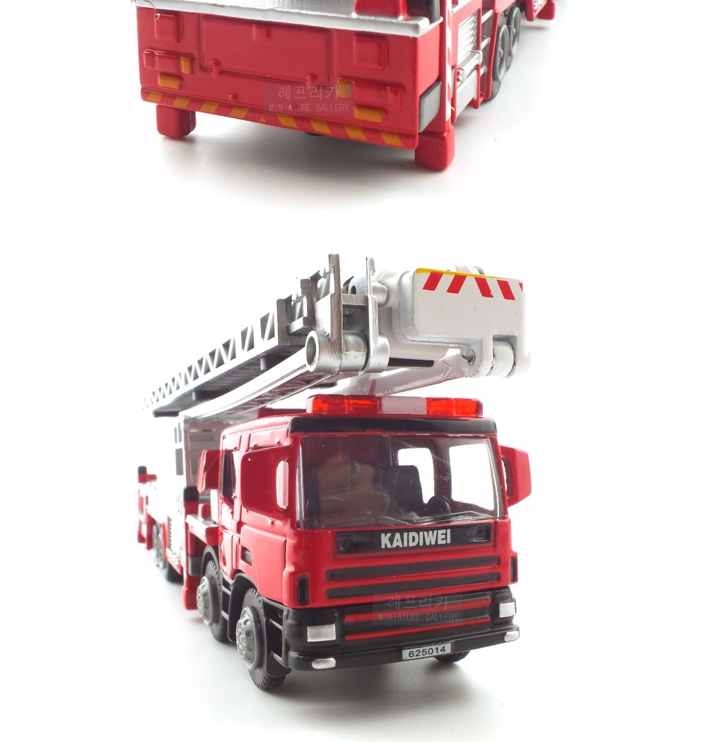 1 50 AERIAL FIRE ENGINE(KDW250146RE) 소방차 중장비 모형/프라모델/프라모델모형/장난감모형/키덜트모형/