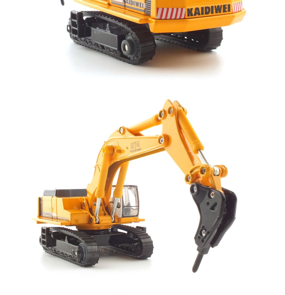 1 87 CRUSH VEHICLE(KDW250160YE) 굴삭기 브레이커 중장비 모형/프라모델/프라모델모형/장난감모형/키덜트