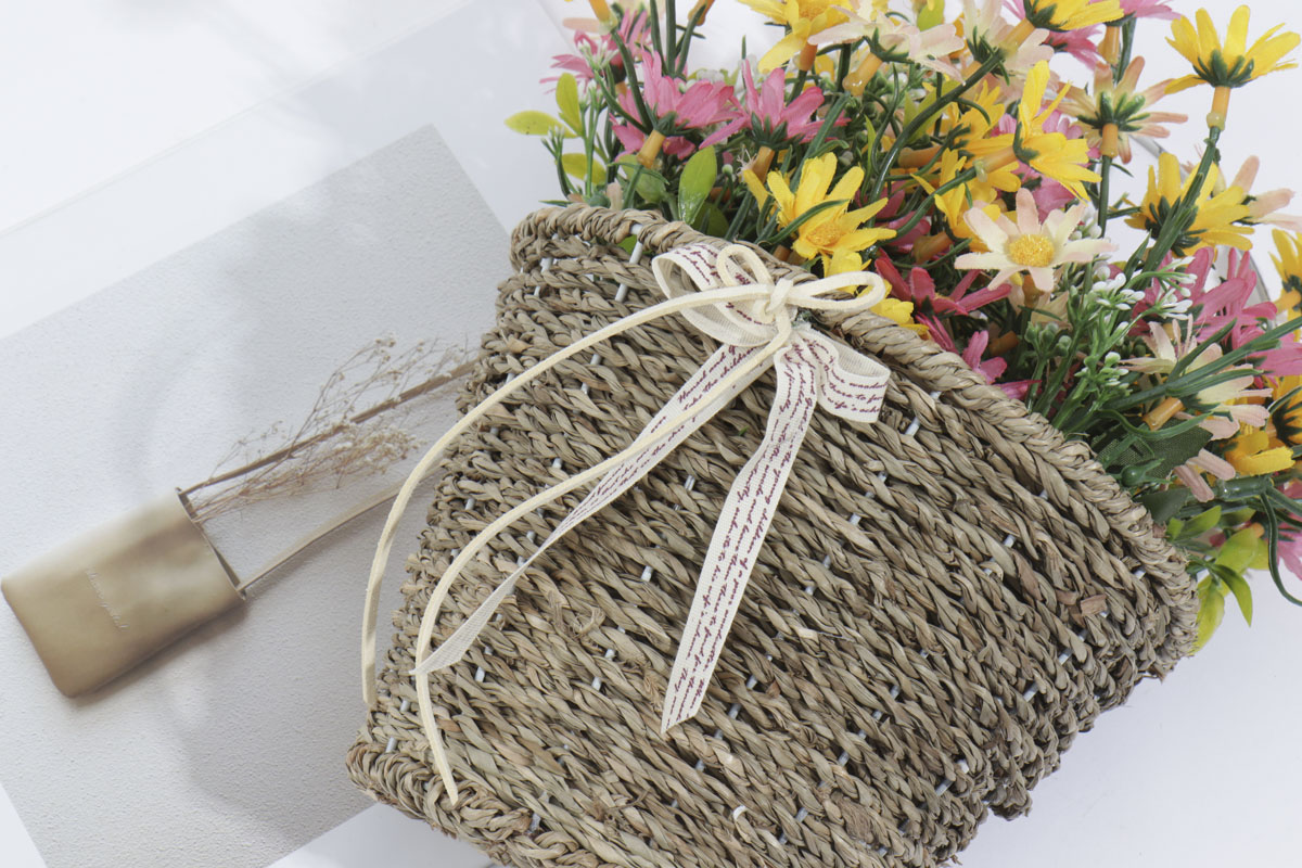 마가렛조화 바구니 화동 바구니 벽걸이 장식/조화/가짜꽃/인조꽃/인테리어꽃/테이블장식/화동바구니/인테리