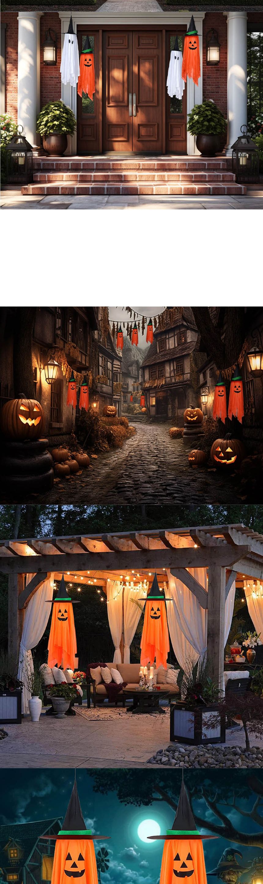 (청결공감) 할로윈 펌킨 고스트 유령모자/할로윈모자/할로윈파티소품/할로윈유령모자/할로윈호박모자/카페