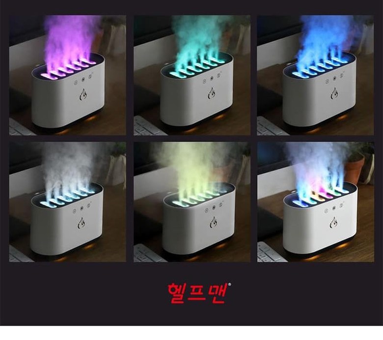 헬프맨 무드등 대용량 가습기 900ml 다이나믹/가습기/미니가습기/사무실가습기/휴대용가습기/책상가습기/작
