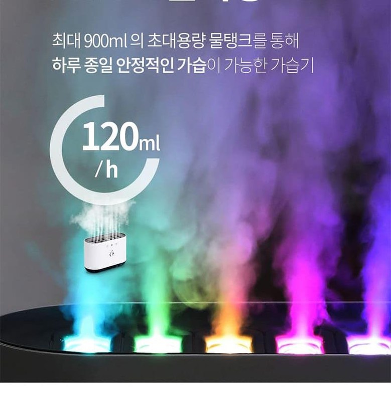 헬프맨 무드등 대용량 가습기 900ml 다이나믹/가습기/미니가습기/사무실가습기/휴대용가습기/책상가습기/작