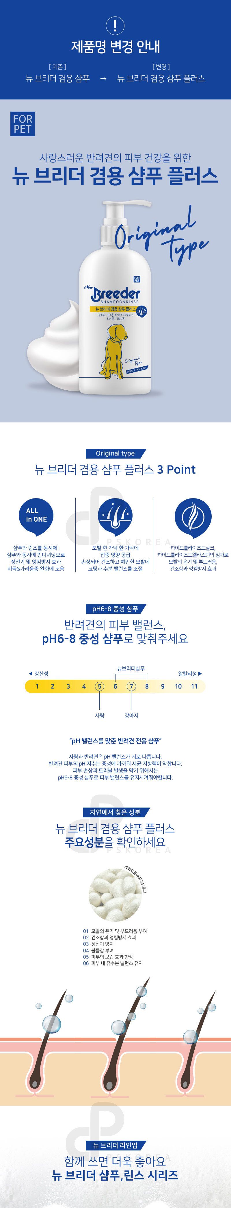 강아지 반려견 피부건강 샴푸 린스 겸용 엉킴방지/강아지샴푸/개샴푸/애견샴푸/강아지용샴푸/강아지미용용