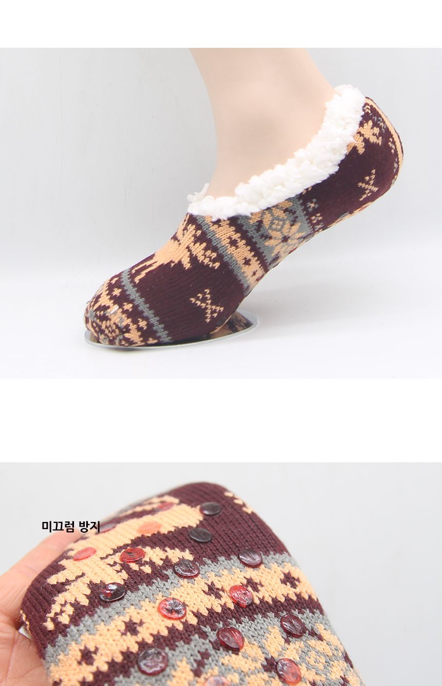 남여공용 방안덧신 털덧신 겨울 3켤레랜덤/방안양말/방안덧신/방안버선/버선/덧신