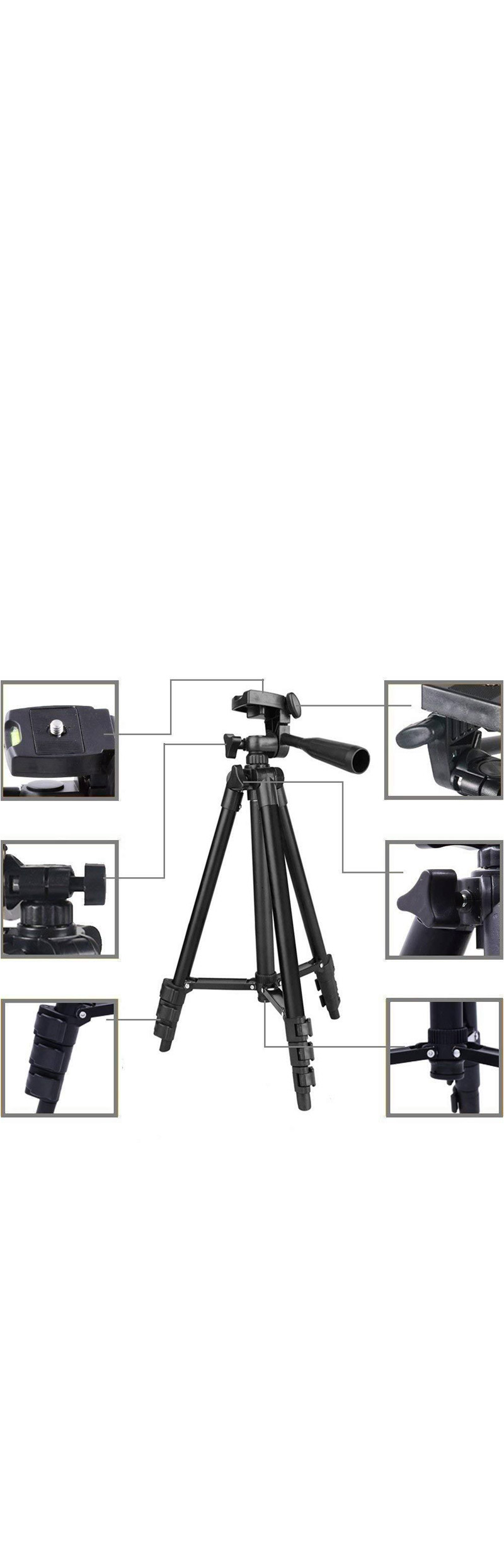 카메라 스마트폰 겸용 삼각대 dji 오즈모 액션캠 블랙/삼각대/미니삼각대/고프로삼각대/휴대용삼각대/액션