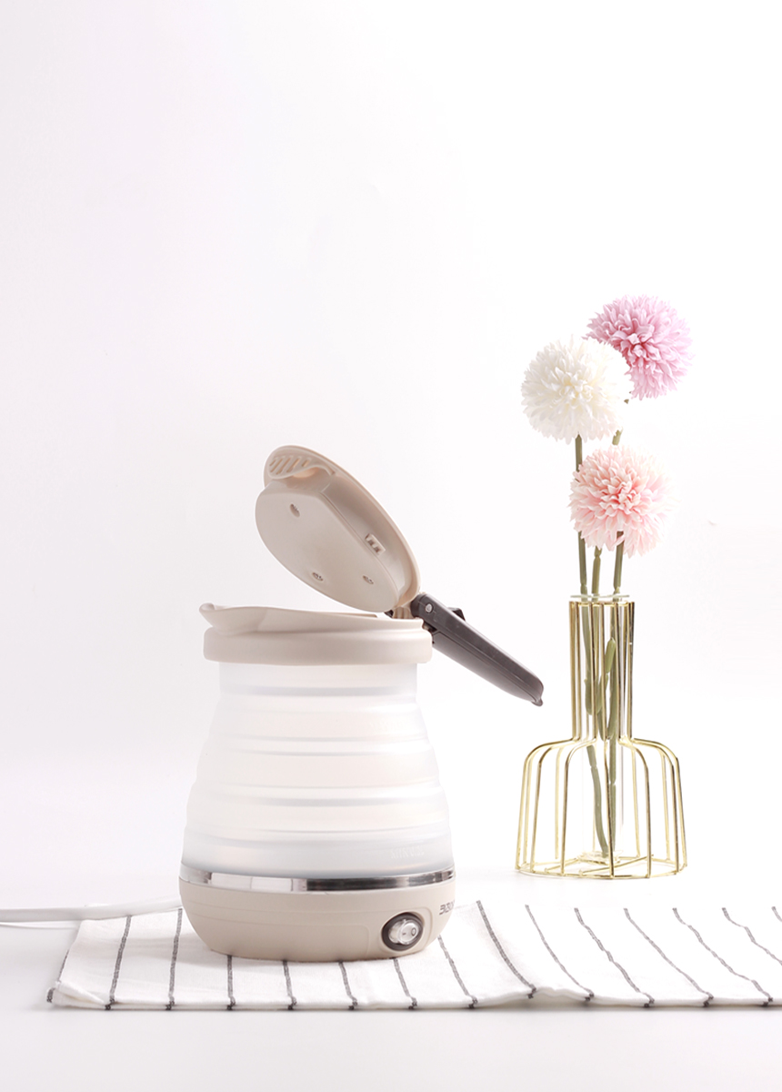 접이식 여행용 캠핑용 캠핑 커피 전기 포트 주전자/폴딩포트/전기포트/미니전기포트/휴대용전기포트/커피포