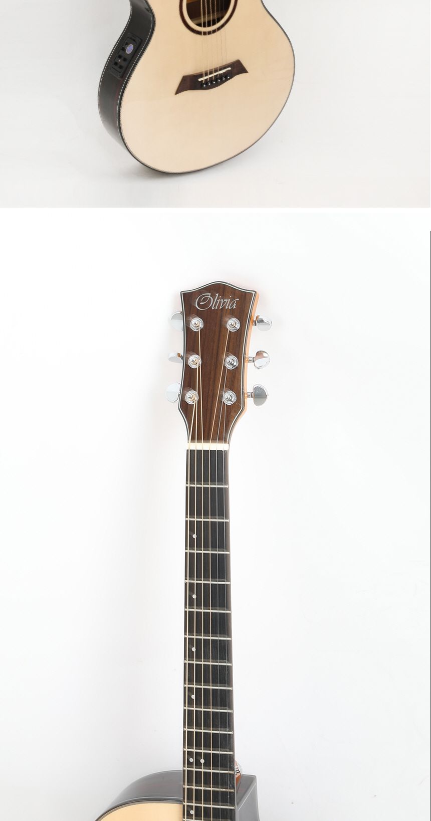 로즈우드 슬림바디 기타 Olivia aeq A40R - SLIM/기타/통기타/고급기타/선물용기타/기타선물/연습기타/연습