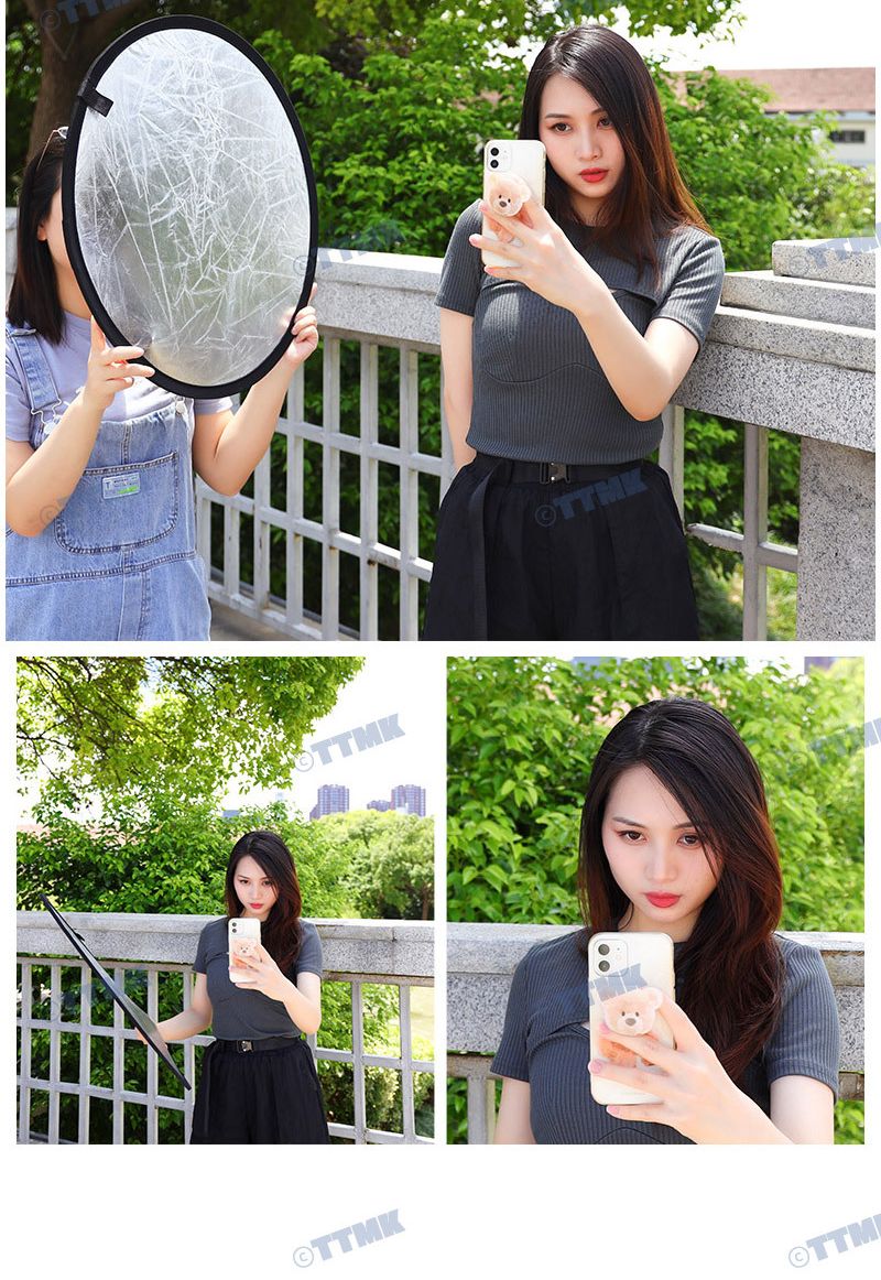 반사판 양면 60cm 플래시 DSLR카메라 스트로보 조명/반사판/촬영/촬영용품/촬영판/촬영반사판/플래시판/조