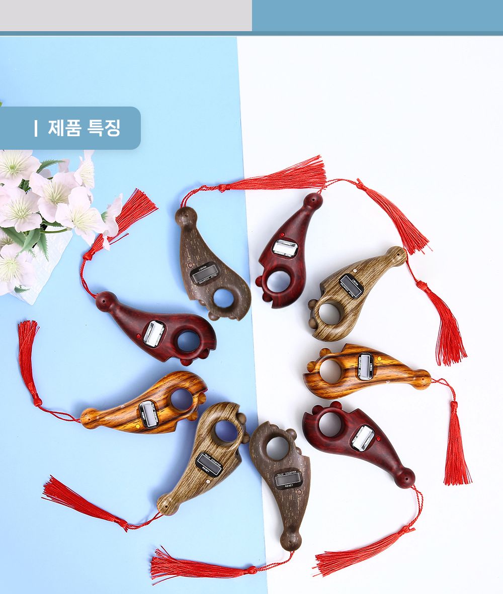 (와인) 불교 108배 손가락 염주 숫자 계수기 염불 카운터기/손가락염주/108배염주/불교염주/백팔배염주/108