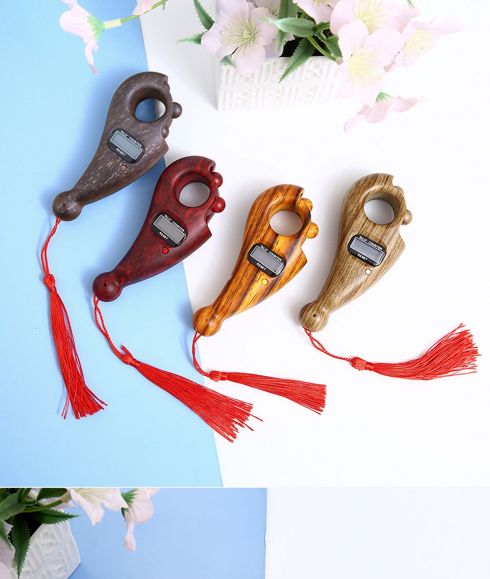 (와인) 불교 108배 손가락 염주 숫자 계수기 염불 카운터기/손가락염주/108배염주/불교염주/백팔배염주/108