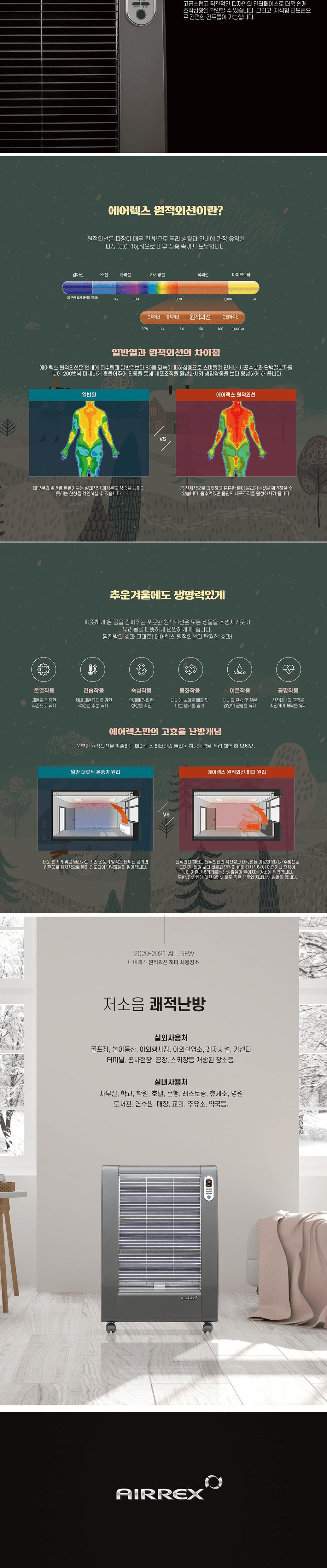 에어렉스 헵시바 전기히터 AH-740 9평형/전기스토브/전기난로/헵시바전기난로/에어렉스전기난로/산업용전기